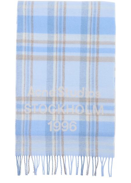 ACNE Check logo scarf - Image 1