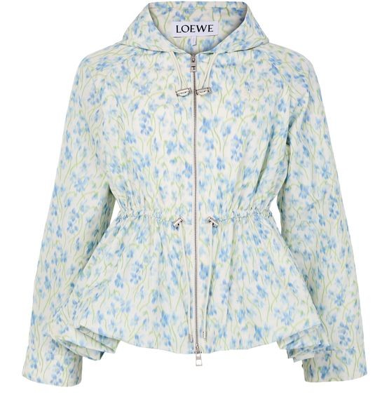 LOEWE Hooded jacket in taffeta silk - Image 1