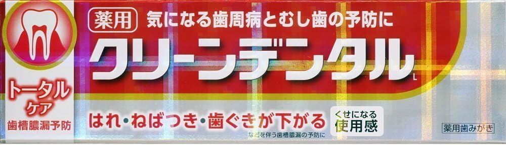 Daiichi Sankyo Healthcare Clean Dental L Total Care 3.5 oz (100 g) (Quasi-drug) Set of 4