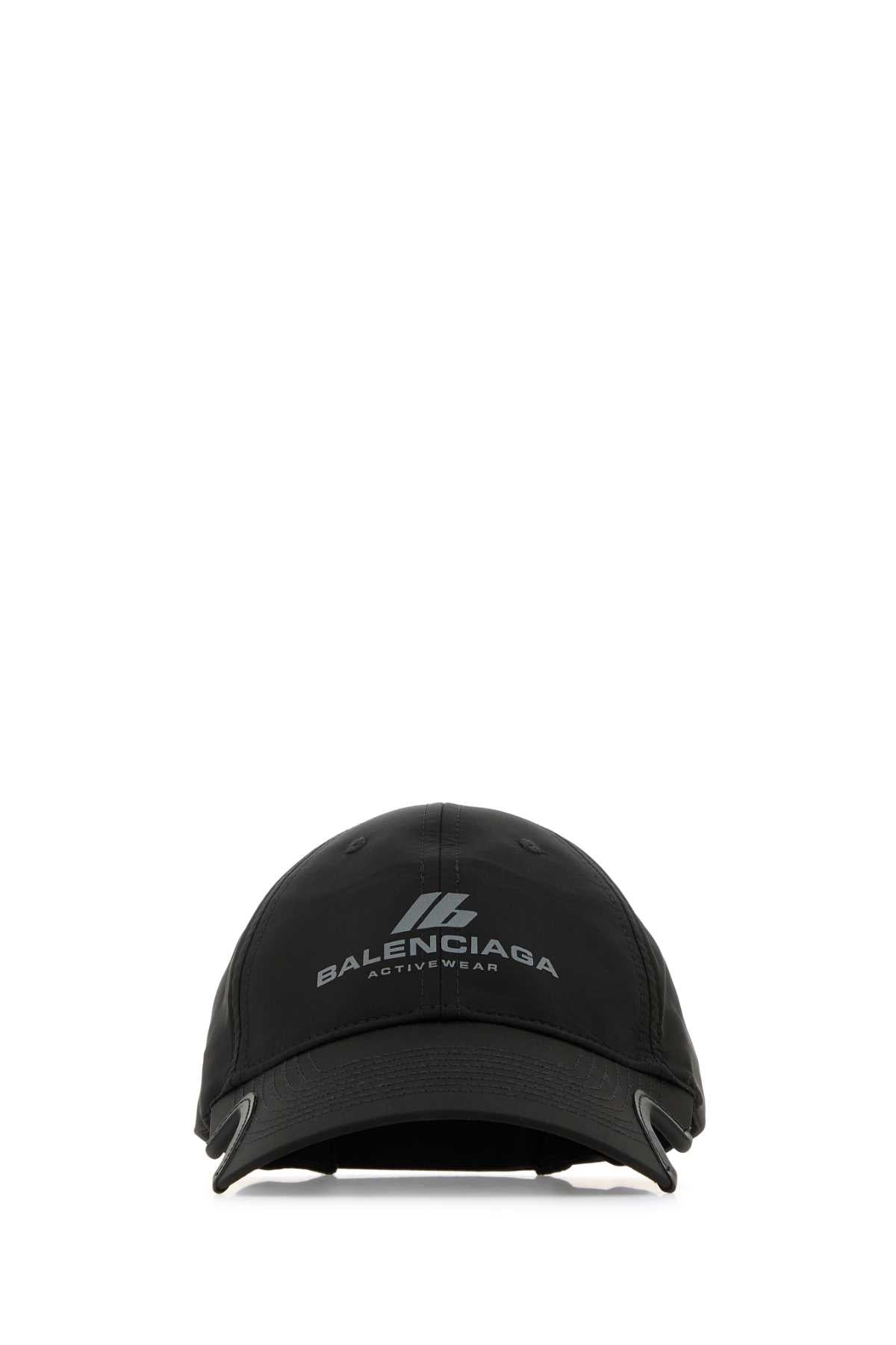 Balenciaga バレンシアガブラックポリエステル野球帽 - Image 1