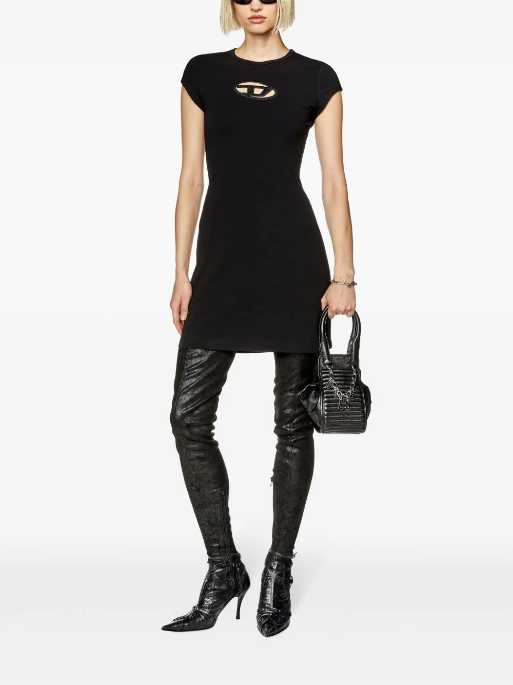 Diesel ディーゼルDアンジェルショートTシャツドレス - Image 1