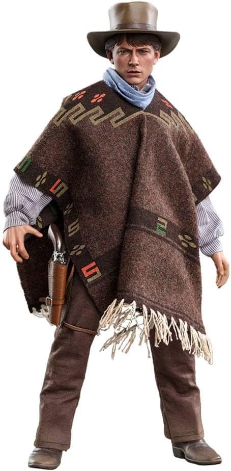 Movie Masterpiece Back to the Future Part 3 Marty McFly 1/6 Scale Figure Brown