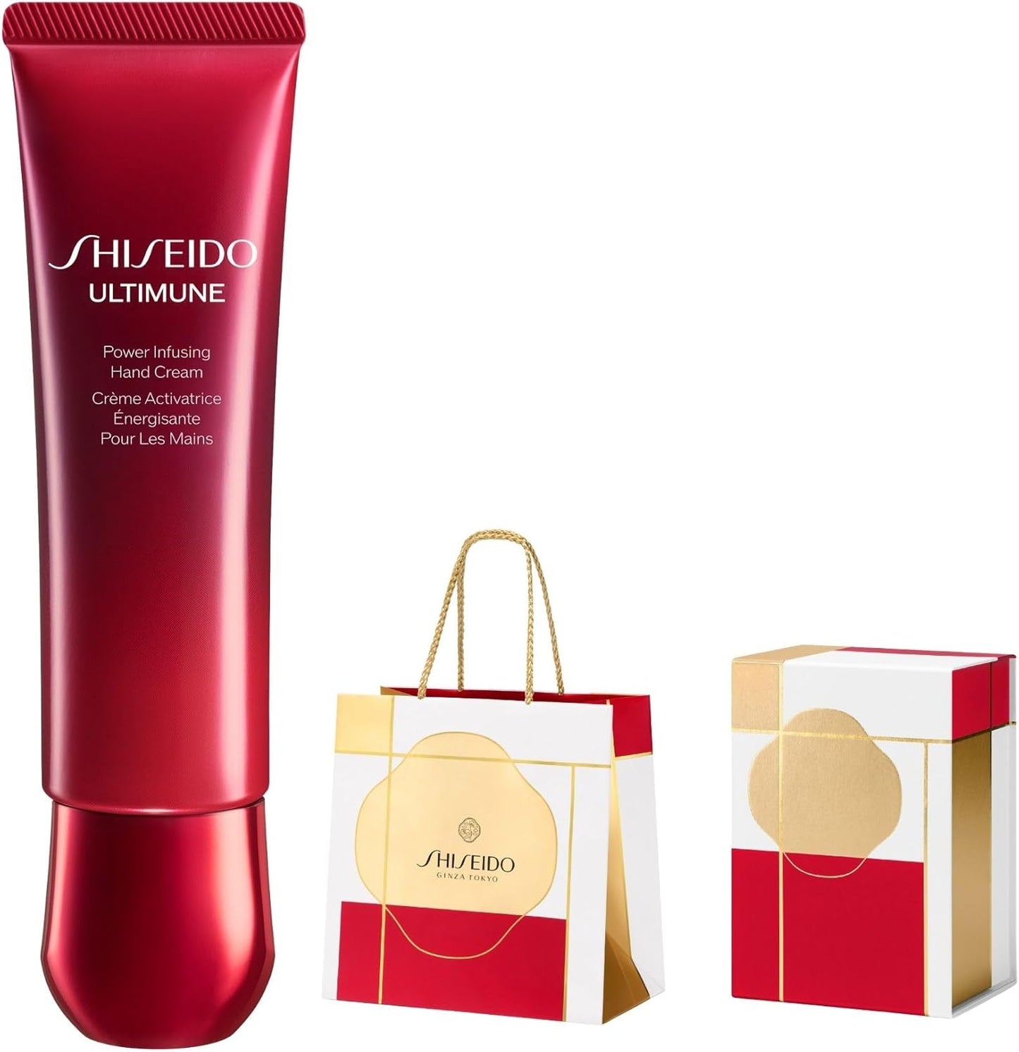 Shiseido Ultimate Moon Power Rising Hand Cream, 1.8 oz (50 g), Holiday Wrapping Packaging, Hand Cream, Green Floral Scent, Moisturizing, Shiseido