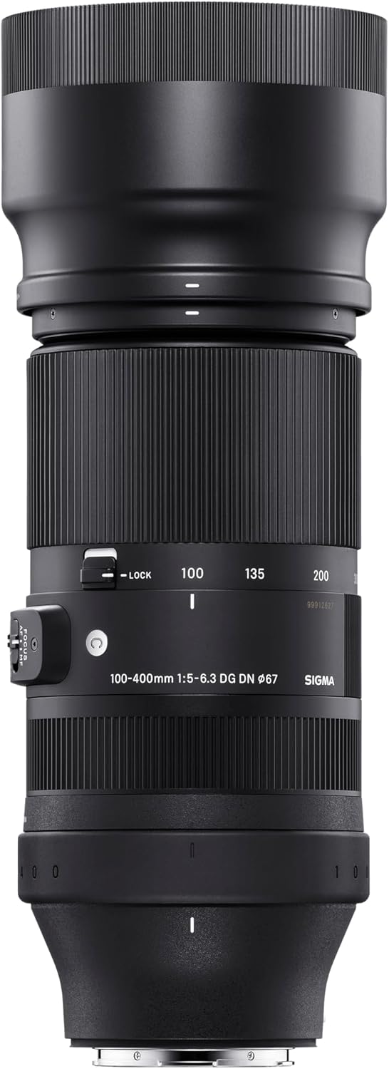 Sigma Sony E-Mount Lens 100-400mm F5-6.3 DG DN OS Zoom Telephoto Full Size for Contemporary Mirrorless