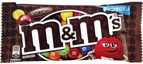 Mars Japan M&M'S Milk Chocolate Single 1.4 oz (40 g)