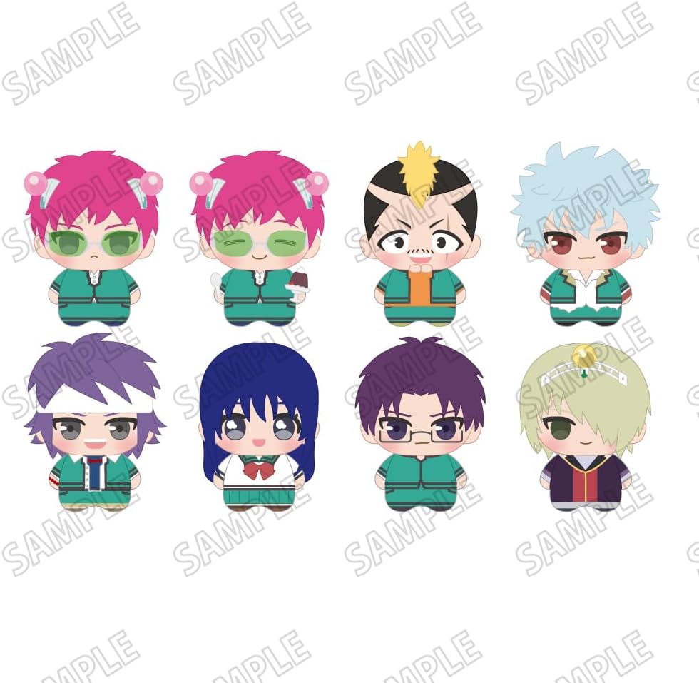 Medicos Entertainment Anime "Natsuo Saiki's Mini-Chamu Mascot, 1 Box, Total Length: Approx. 3.0 inches (75 mm), Polyester