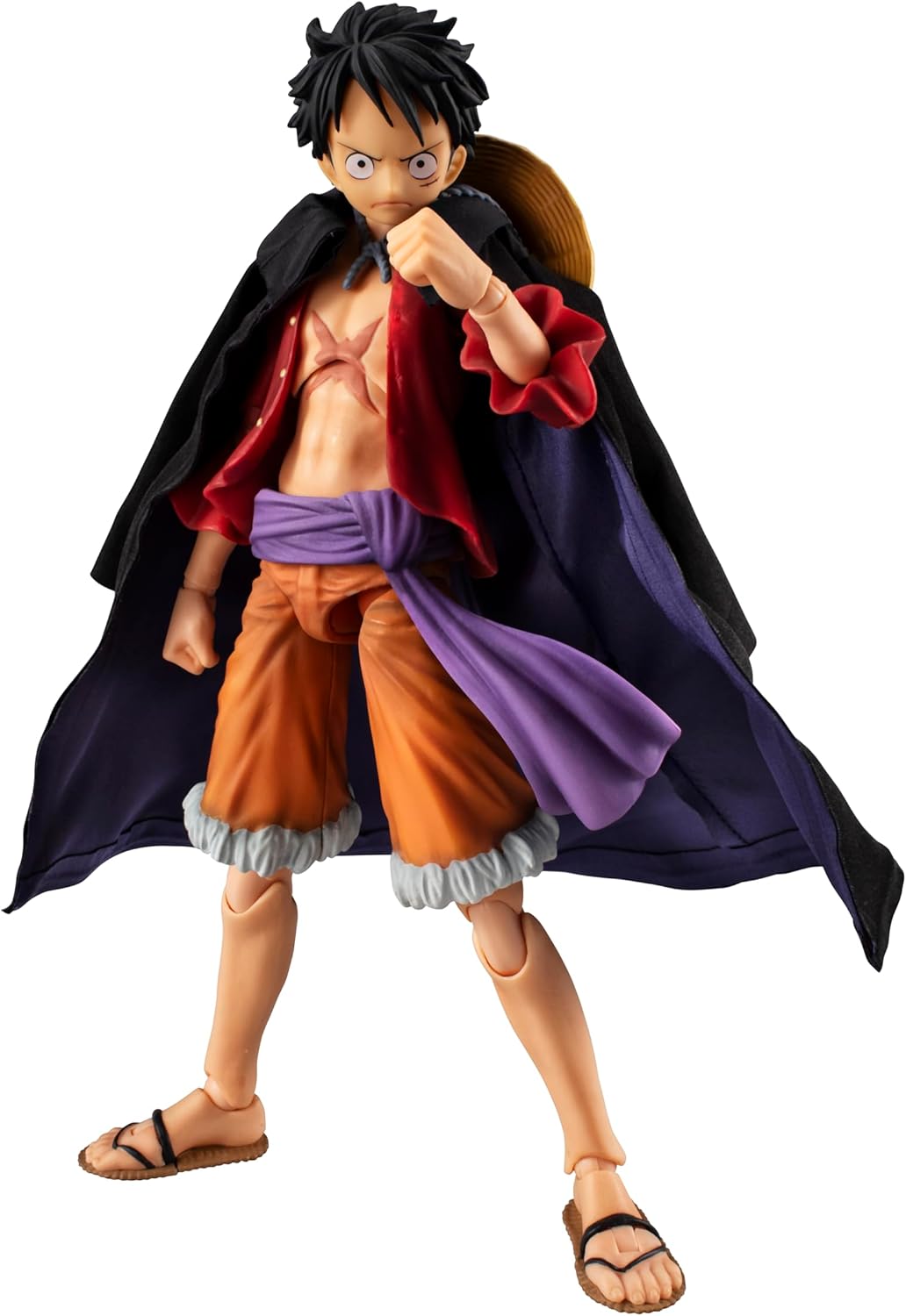 Variable Action Heroes ONE PIECE Monkey D. Luffy Ver.1.5, Approx. 6.5 inches (165 mm), PVC Pre-painted Action Figure