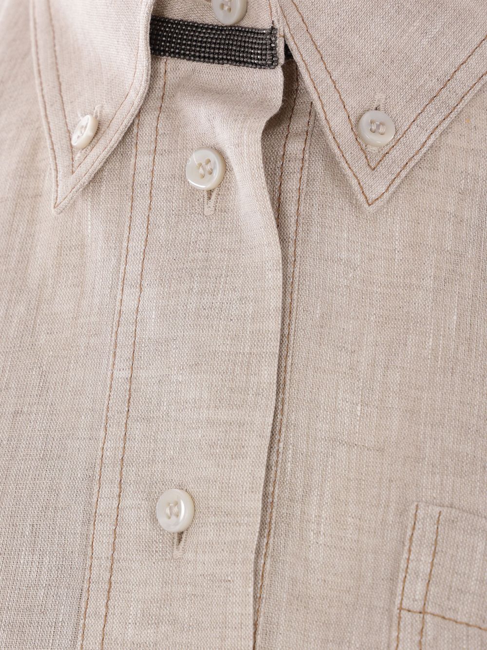 Brunello Cucinelliリネンシャツドレス - Image 1