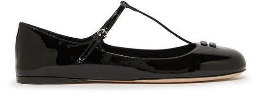MIU MIU パテントレザー製 バレエシューズ - Image 1
