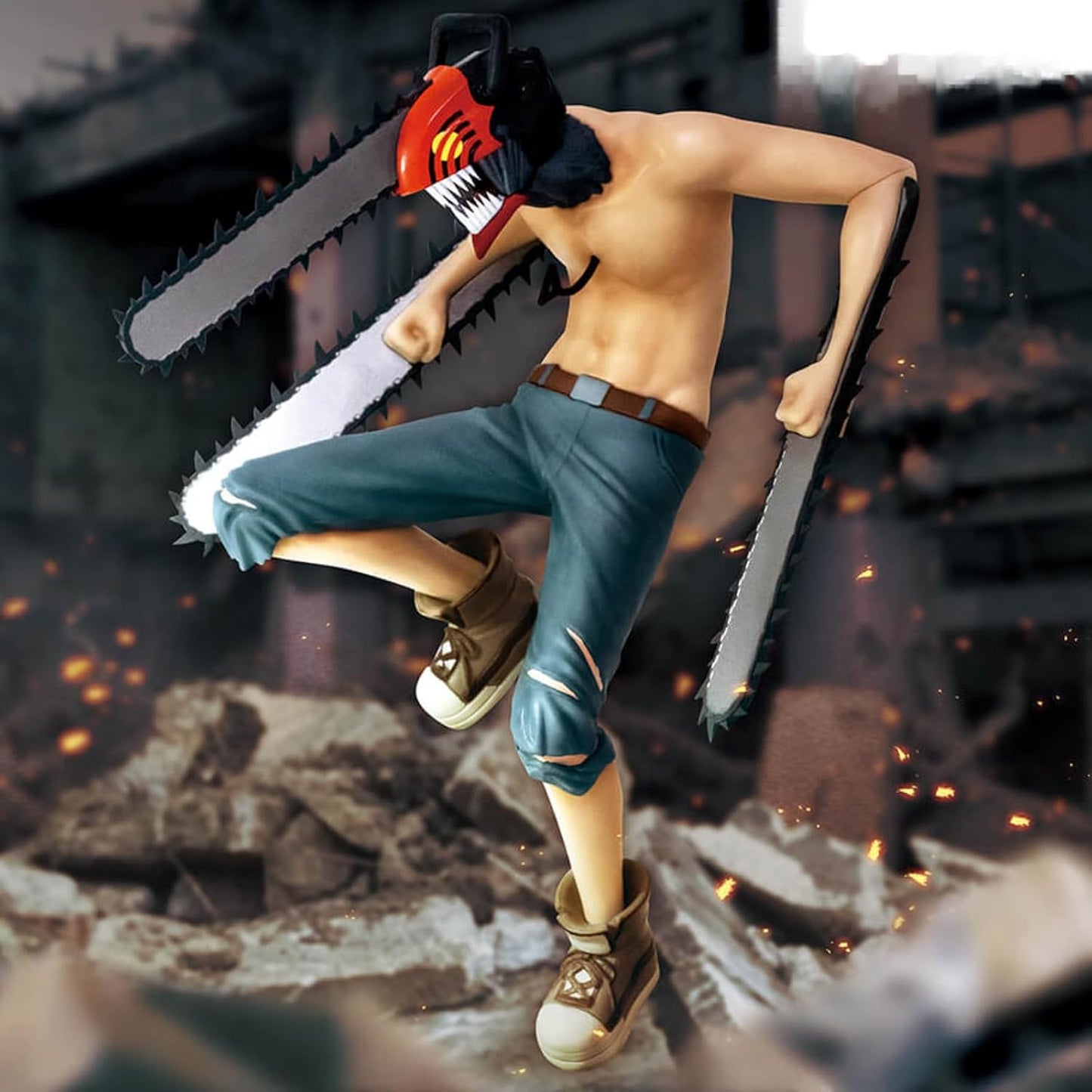Chainsawman Tamashii Craft Figure, Approx. 7.1 inches (18 cm), 1 Type in Total