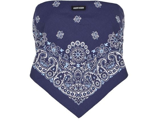 MIU MIU Bandana bustier - Image 1