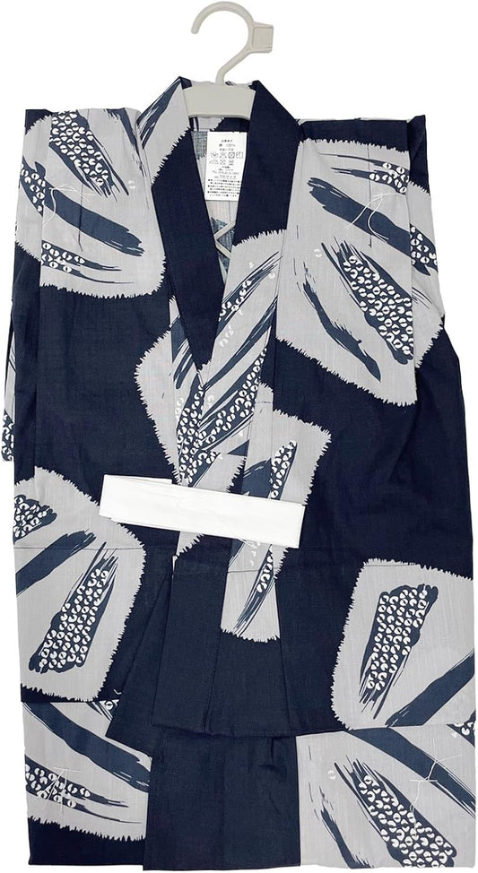 Fuuka Children's Yukata Single, Cotton, Boys, Kids, 43.3 inches (110 cm), 47.2 inches (120 cm), 51.2 inches (130 cm)
