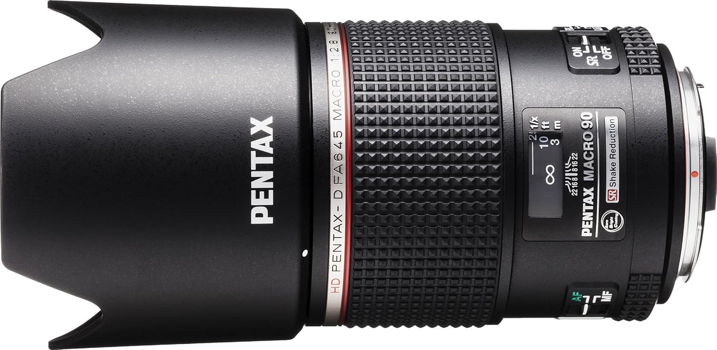 PENTAX 望遠単焦点マクロレンズ レンズ内手ぶれ補正機構 防塵・防滴構造 HD PENTAX-D FA645 MACRO 90mmF2.8ED AW SR 645マウント 645サイズ・645Dサイズ 22210