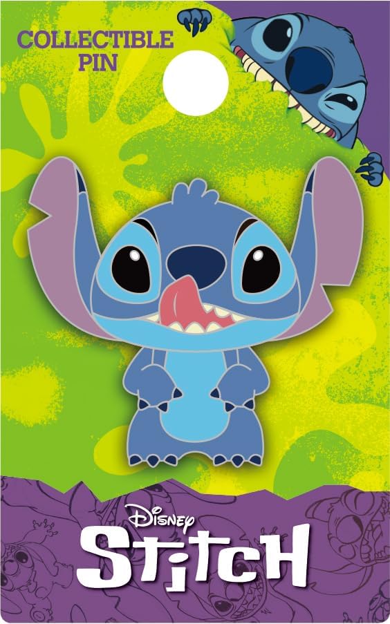 Stitch Pegando Su Lengua Afuera Pin Esmalte
