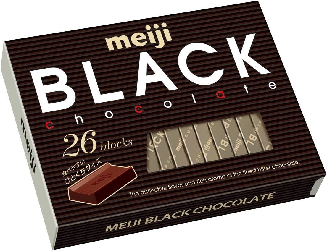 Meiji Black Chocolate Box 26blocks