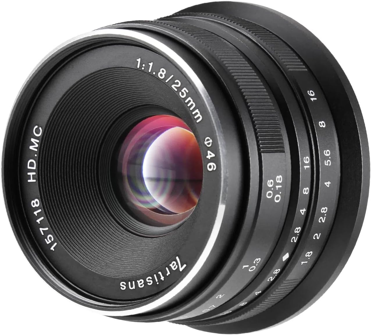 7artisans Monofocal Lens 25mm F1.8 Z Mount Nikon Z Chinese Lens MF Manual Focus APS-C Black Seven Artisan