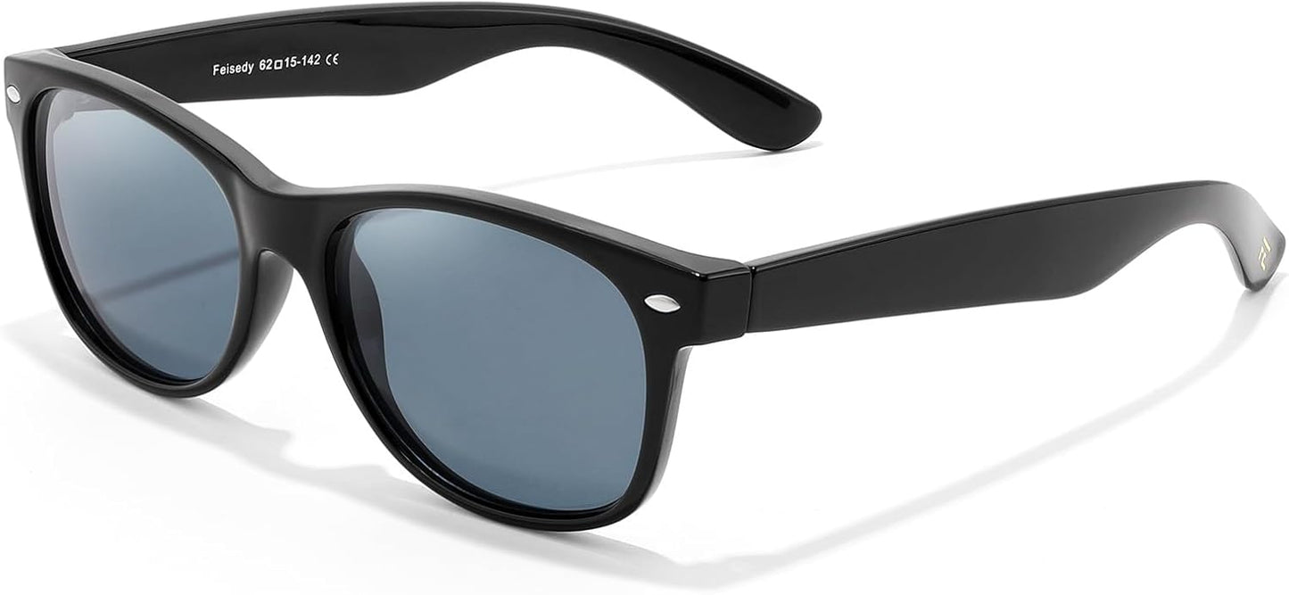 FEISEDY B1324 Sunglasses, Polarized, Men's, Women's, Sports Sunglasses, UV400 Protection, UV Protection, Ultra Lightweight, 0.6 oz (17 g), Commuting, Traveling, Cycling, Fishing, Baseball, Running