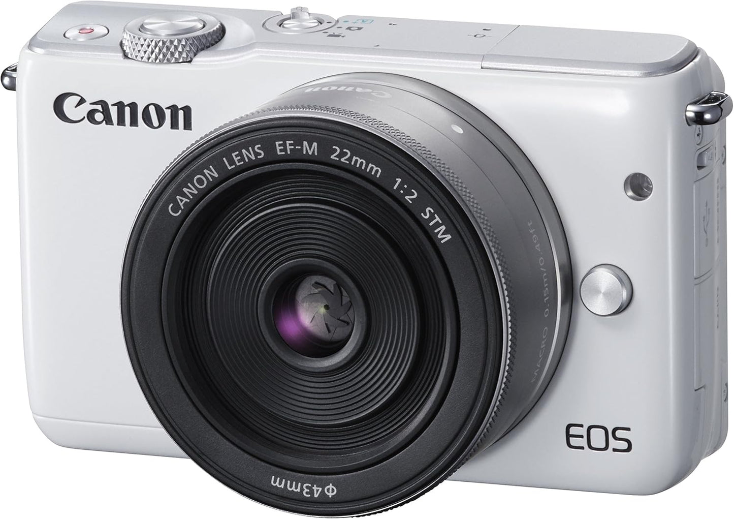 Canon Mirrorless Single Lens Camera EOS M10, whites