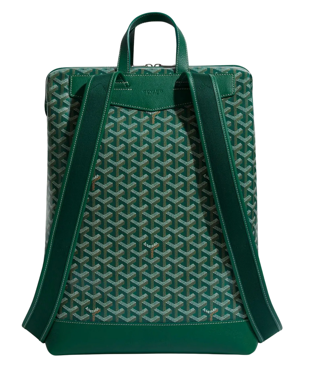 GOYARD 'CISALPIN' GREEN BACKPACK