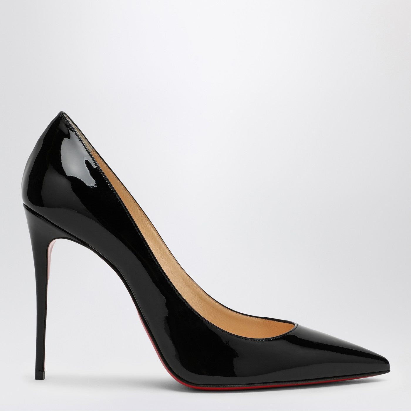 Christian Louboutin クリスチャンルブタンブラックパテントレザーデコレット - Image 2