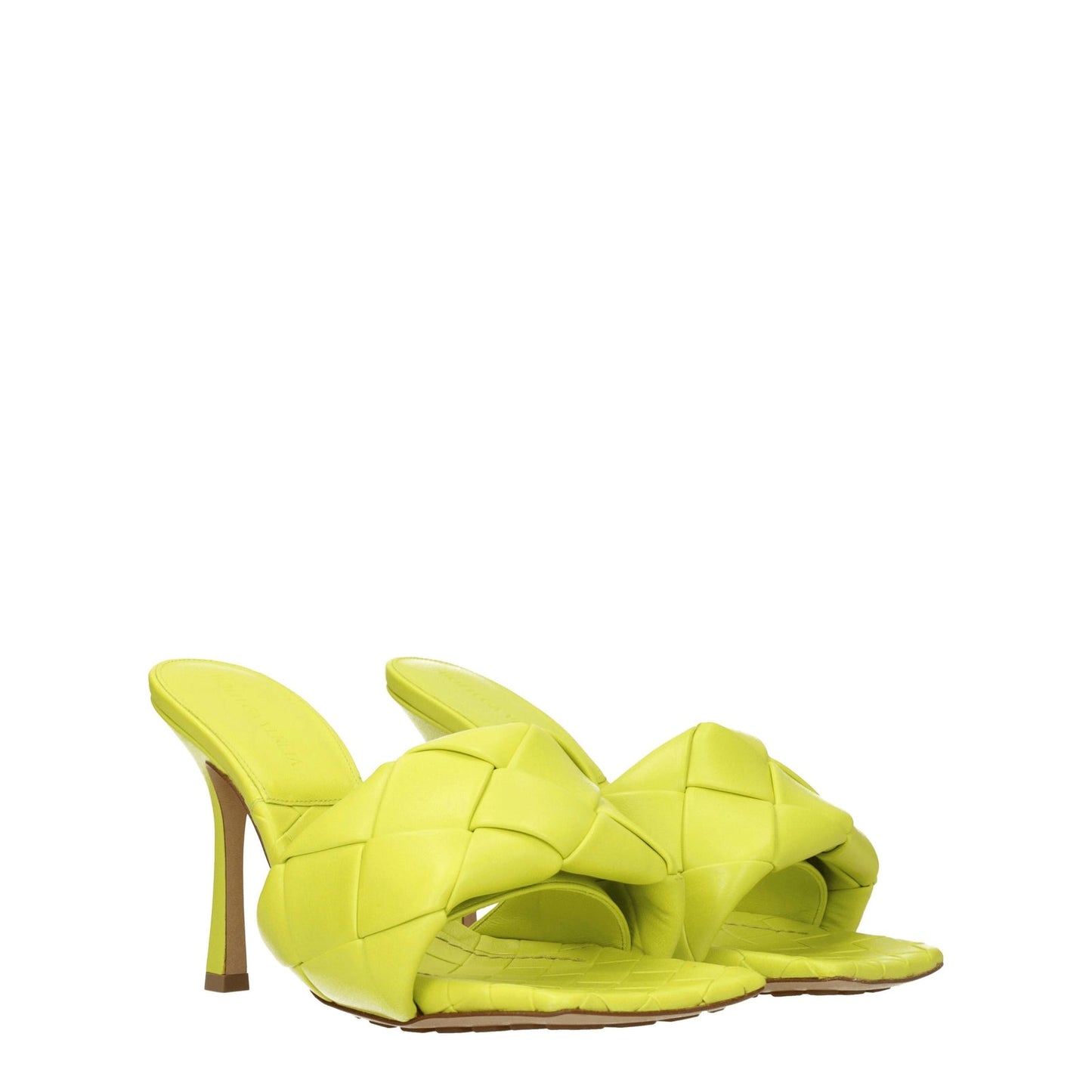Bottega Veneta Sandals Women Leather Green/Kiwi - Image 2