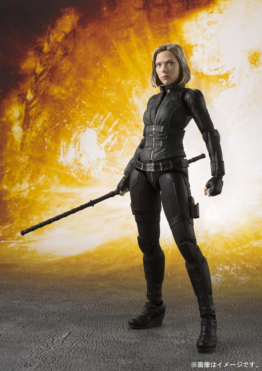 S.H. Figuarts Avengers Black Widow (Avengers: Infinity War), Approx. 7.5 inches (190 mm), PVC & ABS, Pre-painted Complete Action Figure