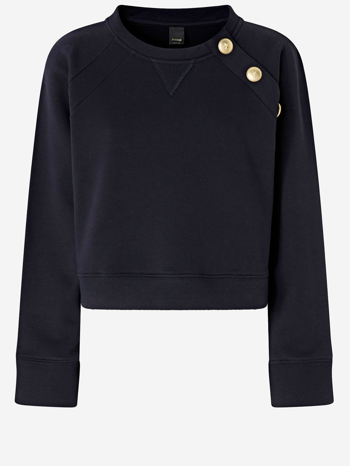 Pinko ボタン付きのピンココットンスウェットシャツ - Image 2