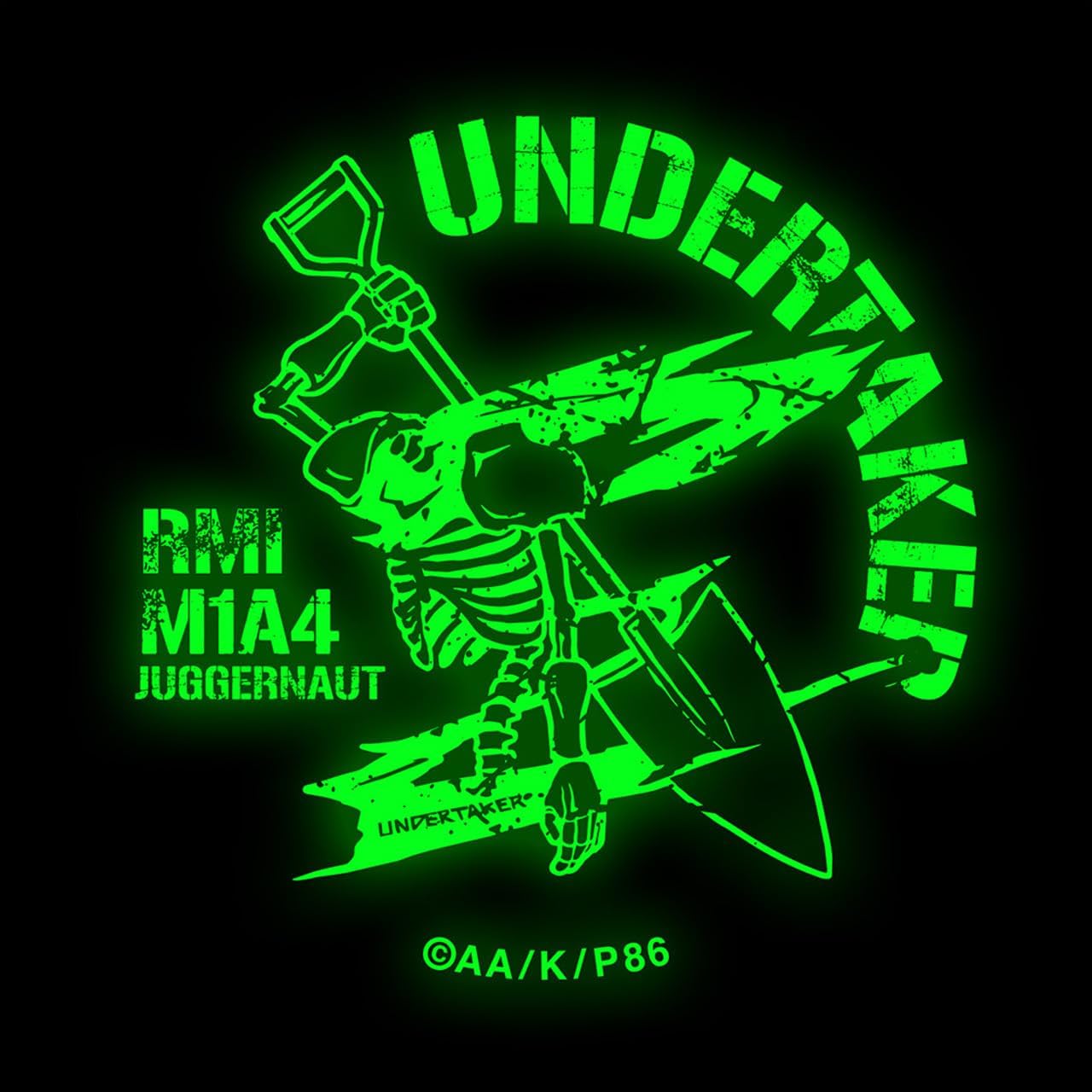 86 - Eighty Six High Luminous Can Badge Undertaker