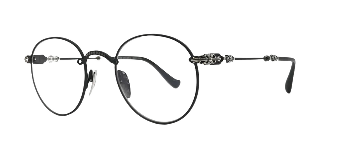 CHROME HEARTS 'BUBBA' BLACK GLASSES