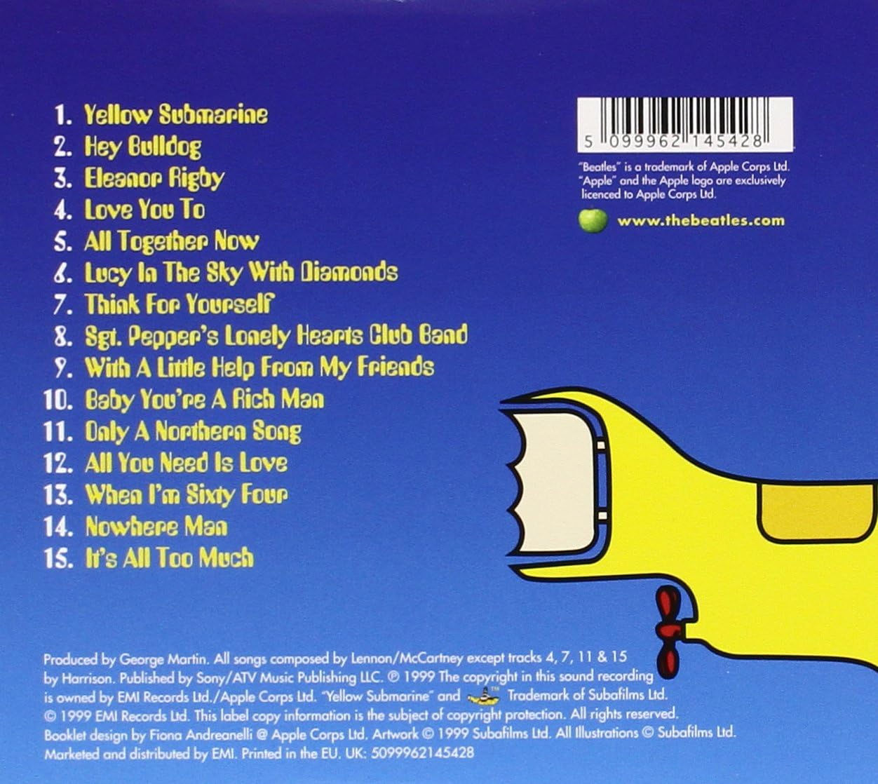 Yellow Submarine Songtrack