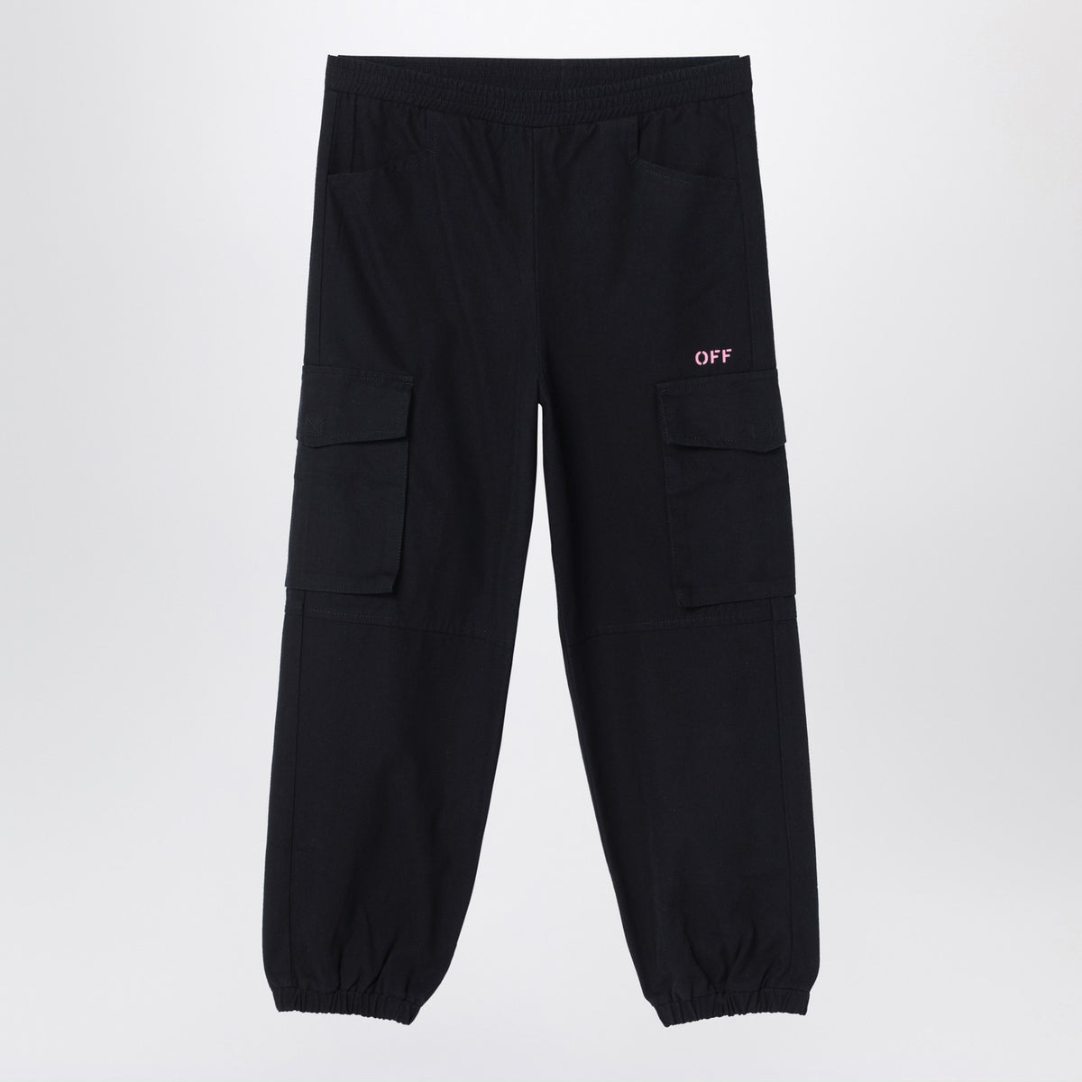 Off オフホワイト™ブラックジョギング貨物ズボンをロゴ付き - Image 2