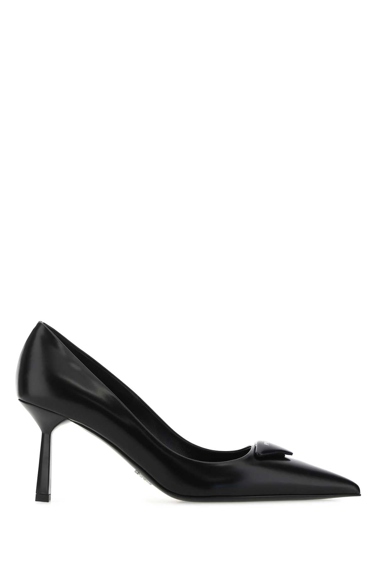 Prada プラダブラックレザーポンプ - Image 2
