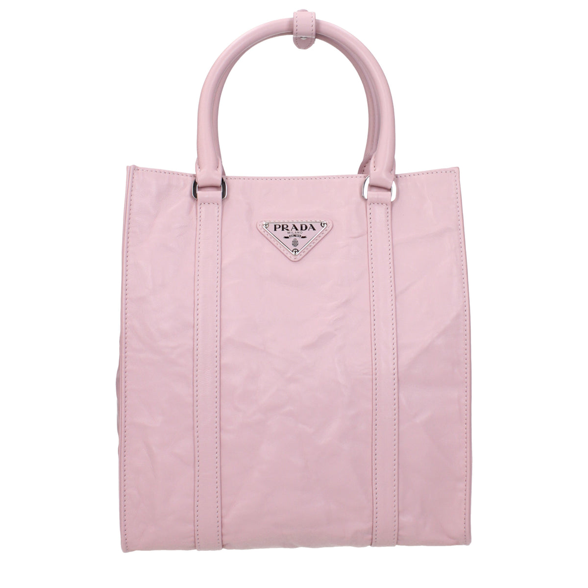 Prada プラダハンドバッグ女性ピンク/アラバスターレザー - Image 2