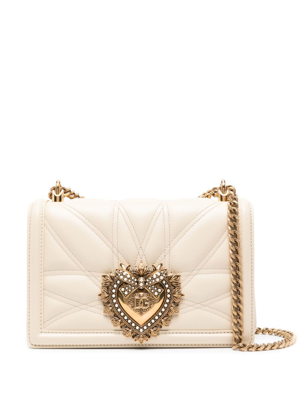 Dolce Gabbana ドルチェ&ガッバーナ献身ミディアムレザーショルダーバッグ - Image 2