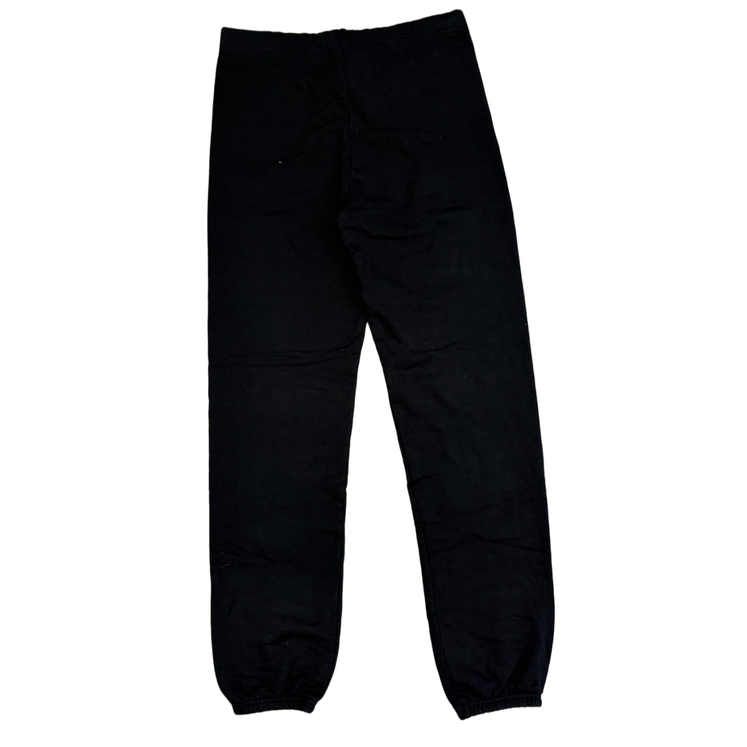 CHROME HEARTS 'TRIPLE CROSS HORSESHOE' BLACK SWEATPANTS