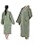 (Considered an Active Nurse) Loose Front Pajamas, Easy to Put On and Take Off, Full Open Type, 100% Cotton, Short Length, Hospital Hospital, Nursing Care, Seniors, Unisex, Yukata Style, Sleepwear