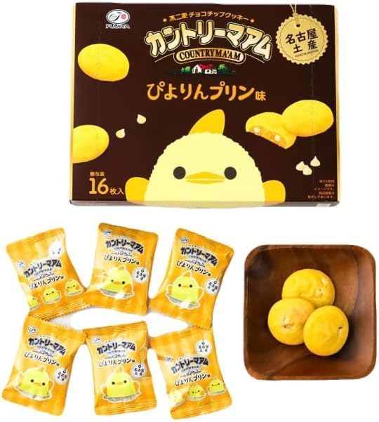 Nagoya Souvenir Country Maam Pyyori Pudding Flavor, Pack of 16, 1 Box