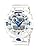 Casio GA-700 Classic Color Wristwatch, Limited Color: White/Blue (Glow in the Dark Dial)