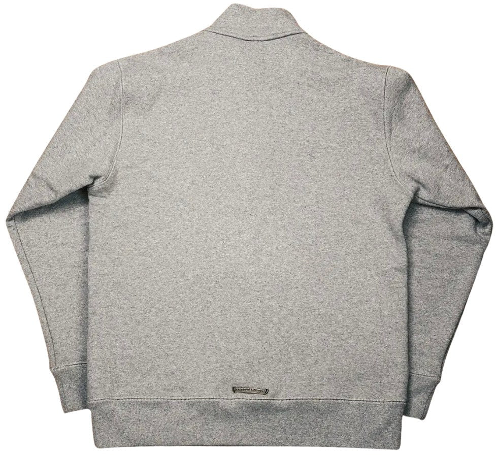 CHROME HEARTS 'PAPER JAM' GREY QUARTER ZIP