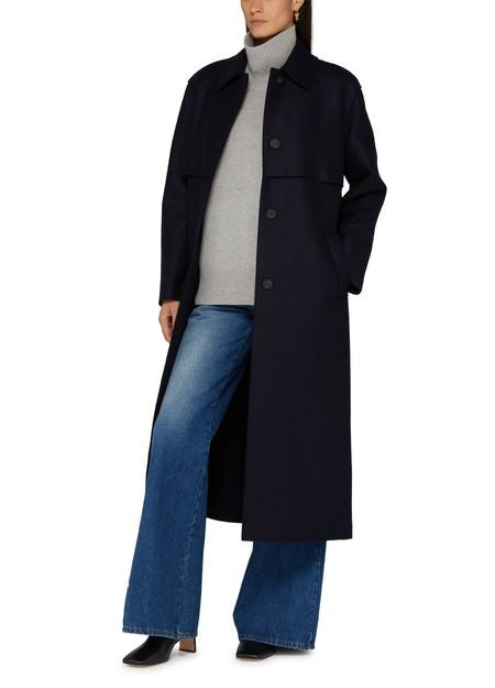 HARRIS WHARF LONDON プレスウールとフリース製 シールドコート - Image 2