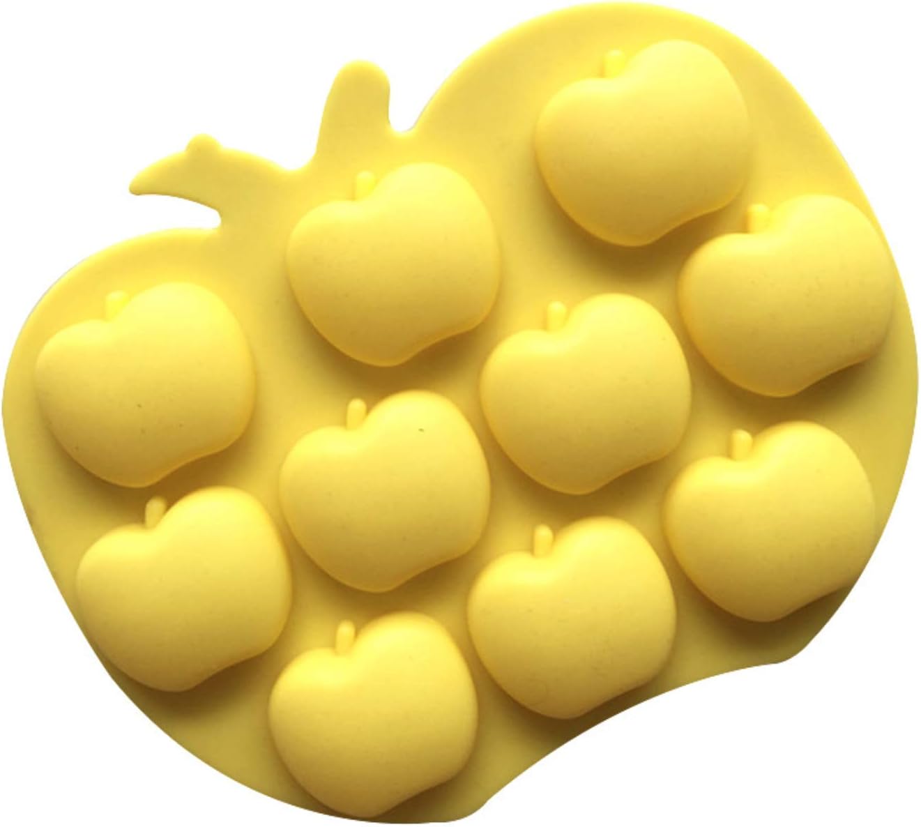 10 Pcs Silicone Molds for Chocolate Baked Apples
