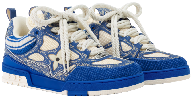 LOUIS VUITTON LV 'BLUE/CREAM' SKATE SNEAKER