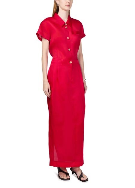 KHAITE Keefe silk short sleeves shirt - Image 2