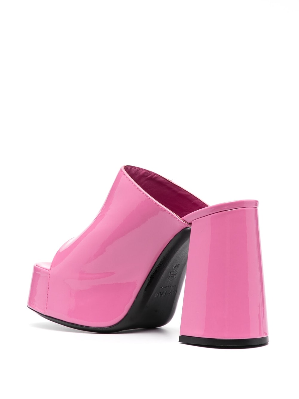 By Far Brad Patent Leather Mules - Image 2