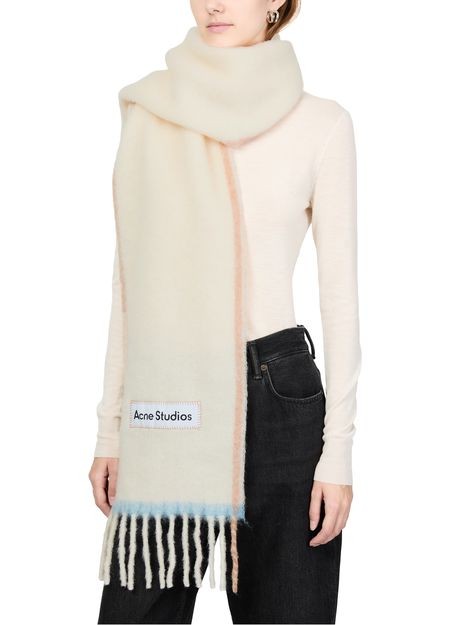 ACNE Wool mohair scarf - Image 2