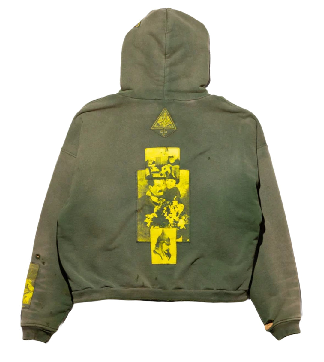 ENFANTS RICHES DÉPRIMÉS 'WAR WITHIN' GREEN ZIP-UP