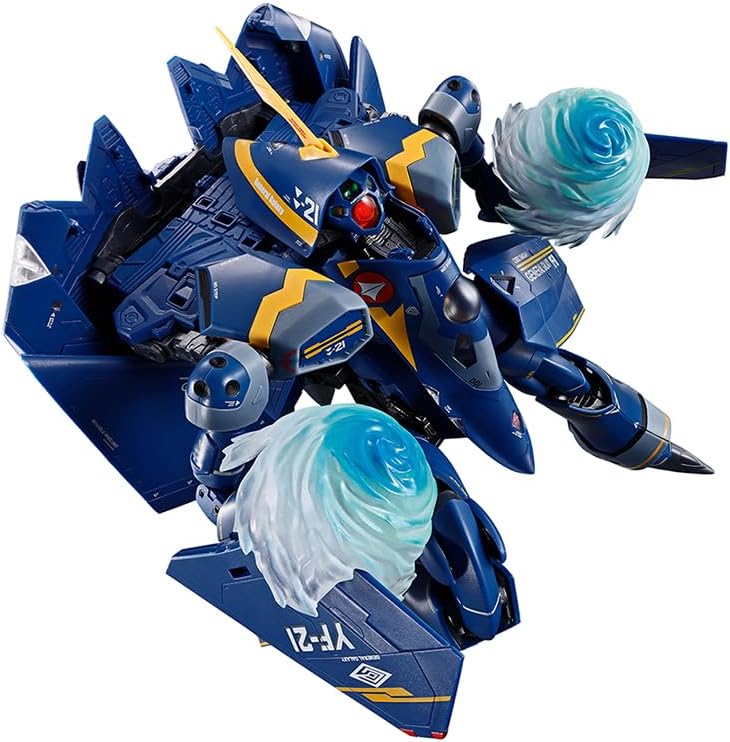 TAMASHII NATIONS DX Chogokin Macross Plus YF-21 (Gald Goa Bowman Machine) Approx. 11 in. (280 mm) PVC & ABS & Die Cast Painted Action Figure