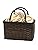 Hasegawa Women's Bamboo Hamper Yukata Basket Bag, Removable Drawstring