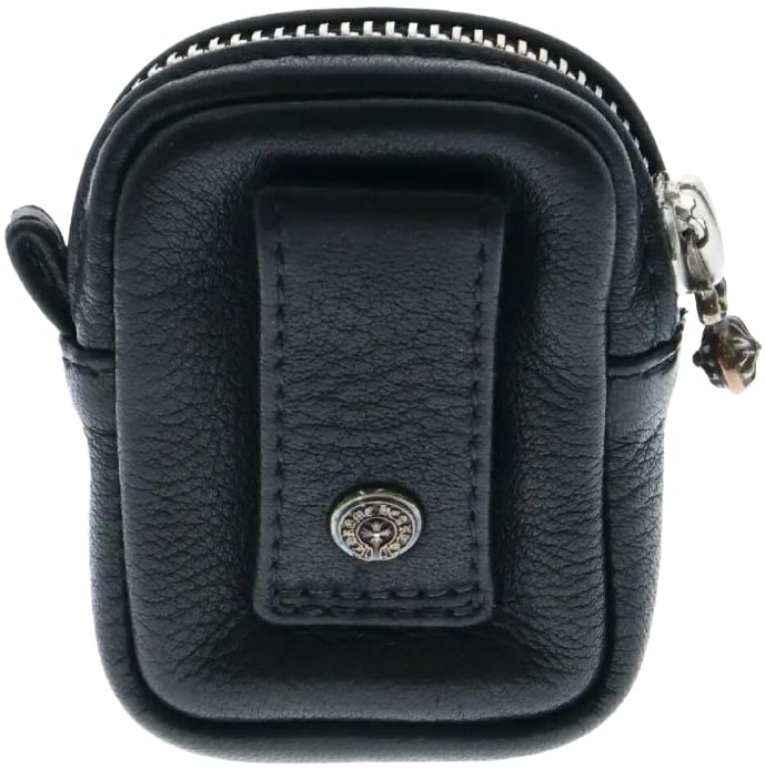 CHROME HEARTS 'CROSS PATCH' LEATHER MICRO TAKA
