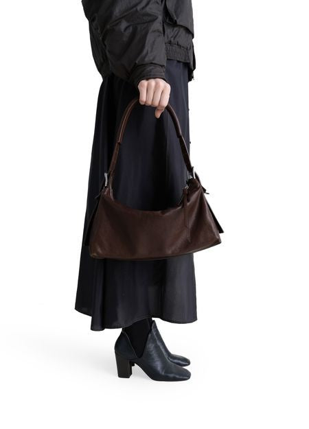 LEMAIRE Belted leather baguette bag - Image 2